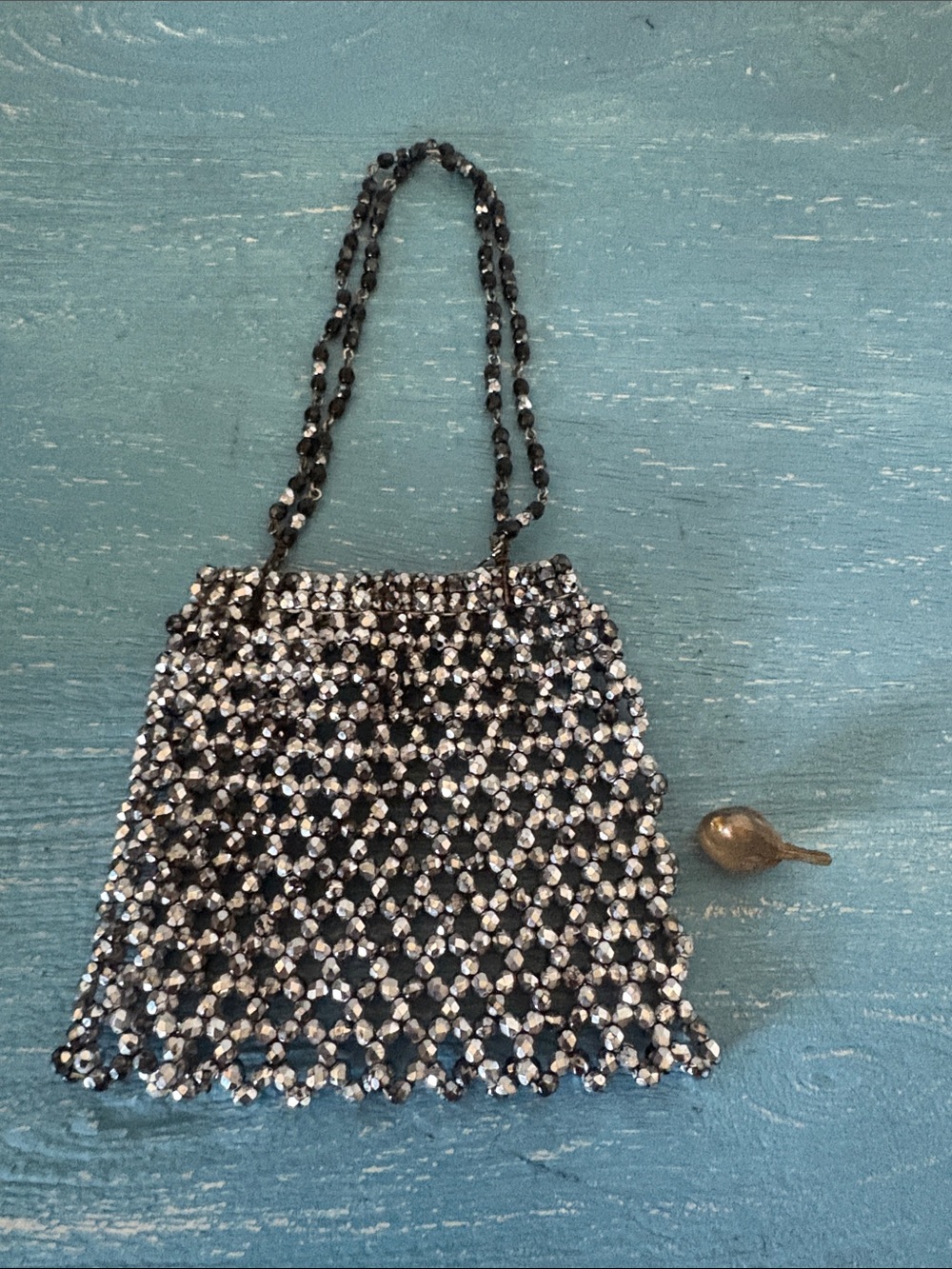 Vintage 90’s Aria Nero beaded mini bag